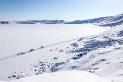 Mit dem Fatbike auf dem Arctic Circle in Grönland