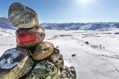 Mit dem Fatbike auf dem Arctic Circle in Grönland