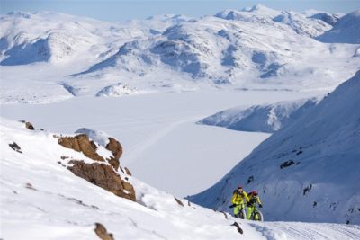 Mit dem Fatbike auf dem Arctic Circle in Grönland