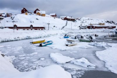 Mit dem Fatbike auf dem Arctic Circle in Grönland