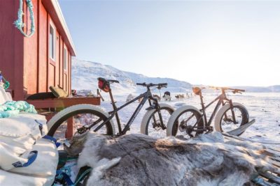 Mit dem Fatbike auf dem Arctic Circle in Grönland